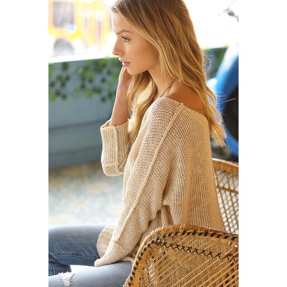 >>LAST<< Corey Lightweight Tunic Sweater - Natural - Picture 5 of 6
